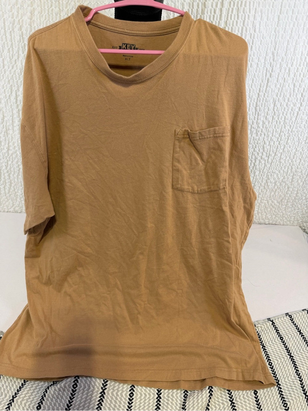Men's Short-Sleeve Pocket Tee — Tan by Key